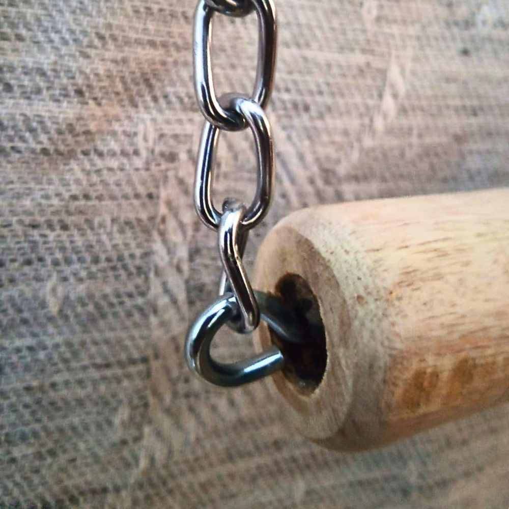 Heavy-Duty Large Bird Swing / Perch with Metal Chain