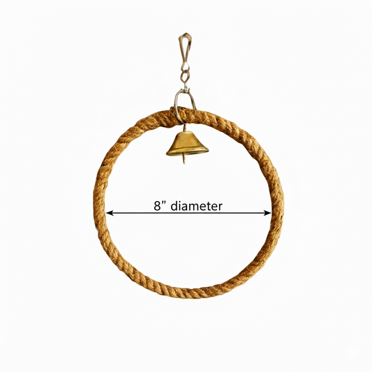 Durable Hanging Rope Toy for Conure, Ringneck etc