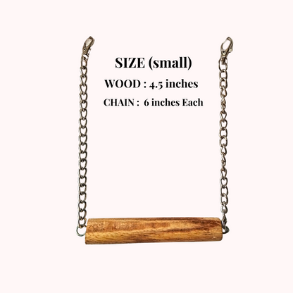 Small Parrot Swing for Budgies Lovebird Java Finches etc.