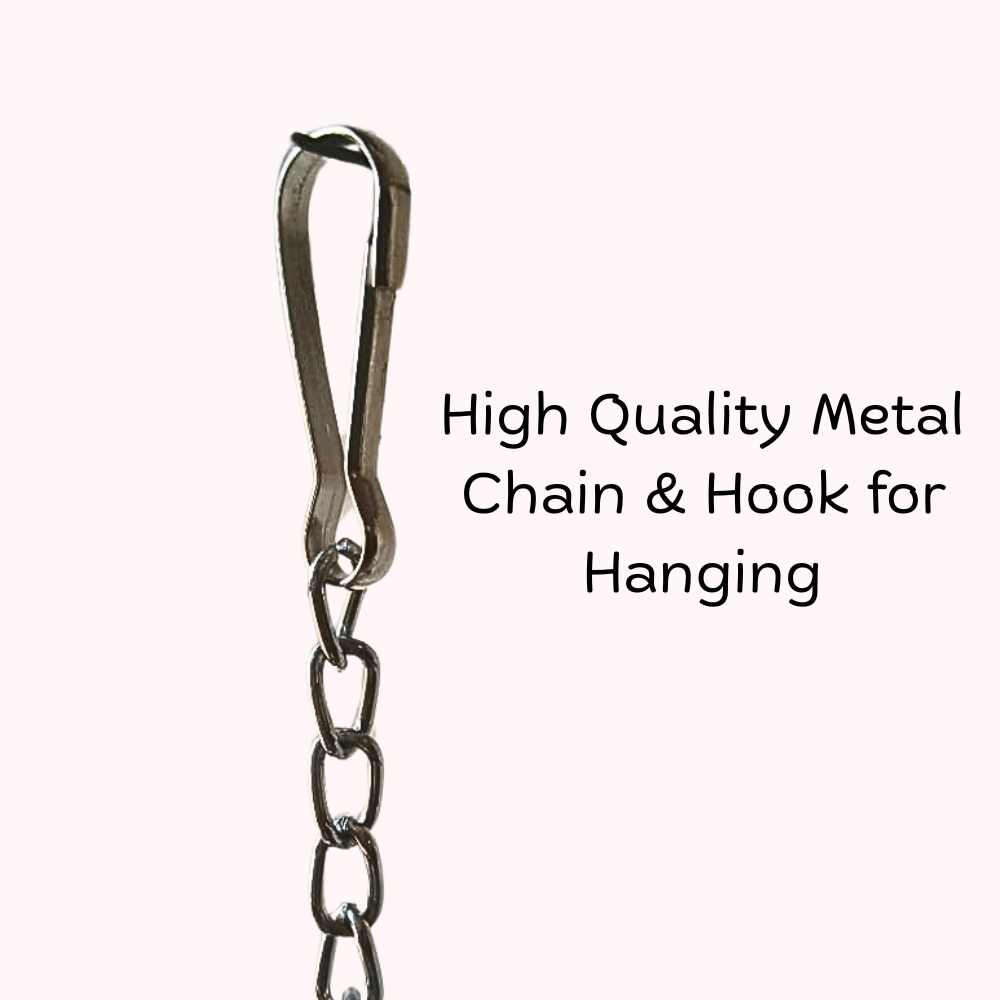 3-Column Wooden Birds Chewable Toy – Compact Hanging Shredder with Bell