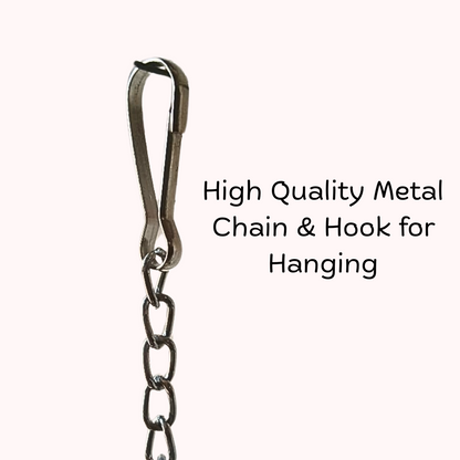 Premium Wooden Blocks Birds Chewable Toy – Compact Hanging Shredder with Bell