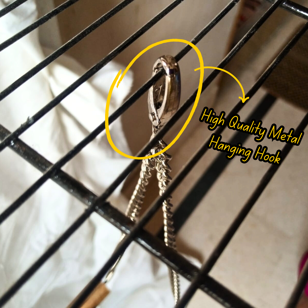 Birds Ladder Toy Perch Hanging Swing for Ringneck Cockatails etc.