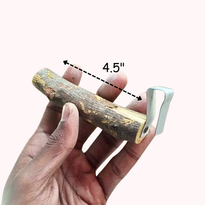 Natural Wooden Matki Stick / Box Stick for Budgies Lovebird Java Finches