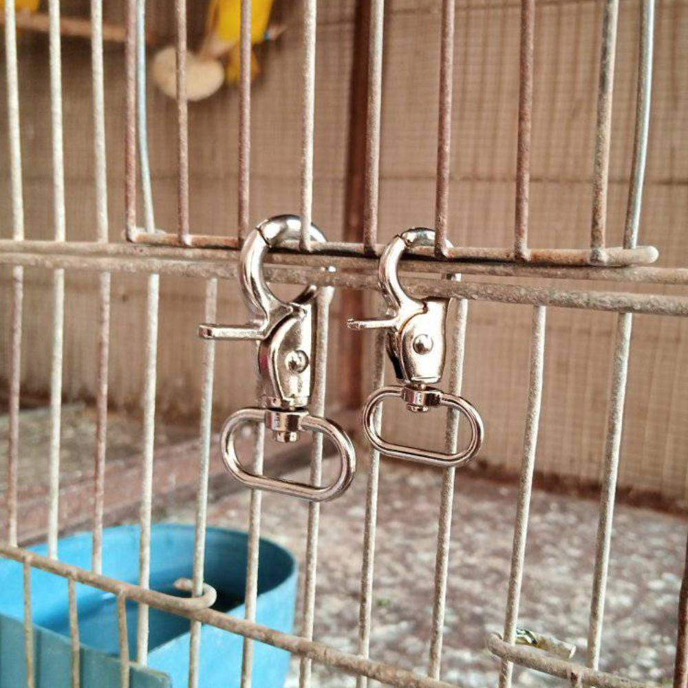 Pack of 5 Metal Cage Door Lock for Pet & Bird Cages