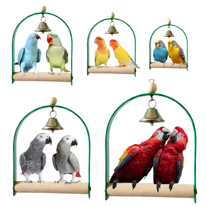 Interactive Metal Frame Bird Swing – Available in S, M, L, XL, 2XL Sizes