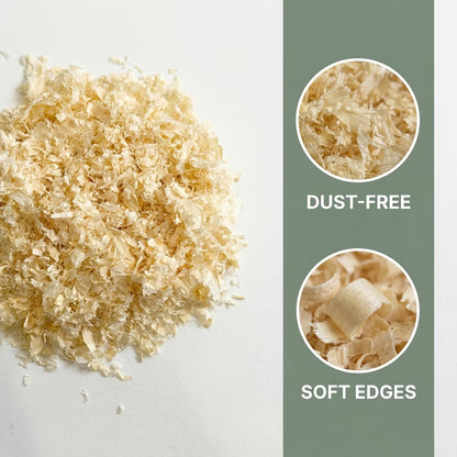 Wood Shave Bird Nesting Material – Premium Soft Bedding for Breeding Birds