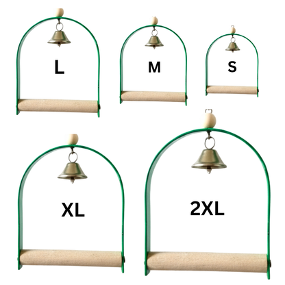 Interactive Metal Frame Bird Swing – Available in S, M, L, XL, 2XL Sizes