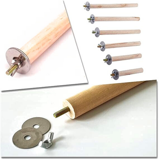 Pack of 2 Durable Sitting Stick / Perch for Birds