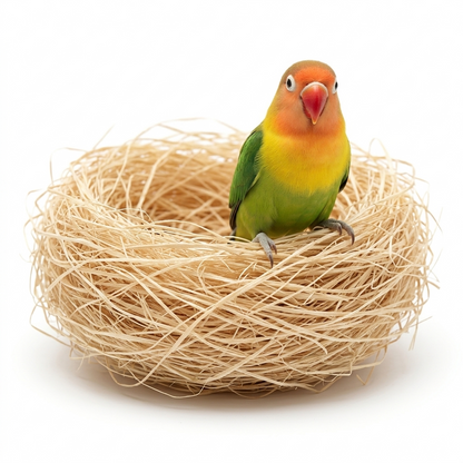 Natural Bird Nesting Material – Premium Soft Nest for Lovebirds & Finches