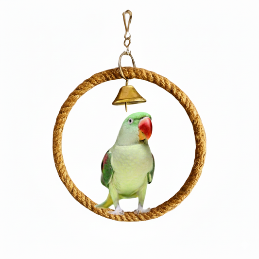 Durable Hanging Rope Toy - Cage Accessories for Budgies, Lovebirds, Conure, Ringneck
