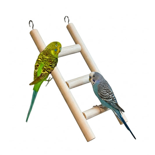 Premium Bird Ladder Toy for Cages - Climbing Stairs Parrots