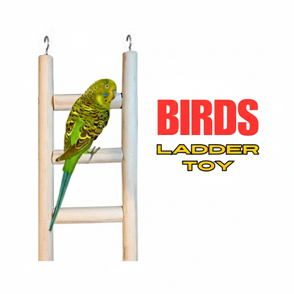 Premium Bird Ladder Toy for Cages - Climbing Stairs Parrots