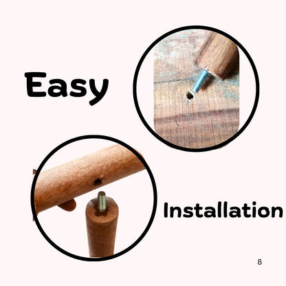 Eco-Friendly Bird T-Stand – Stable Wooden Training & Play Station