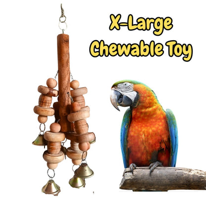 X-Large Wood Chew Toy – Ultra Durable Beak Trimmer