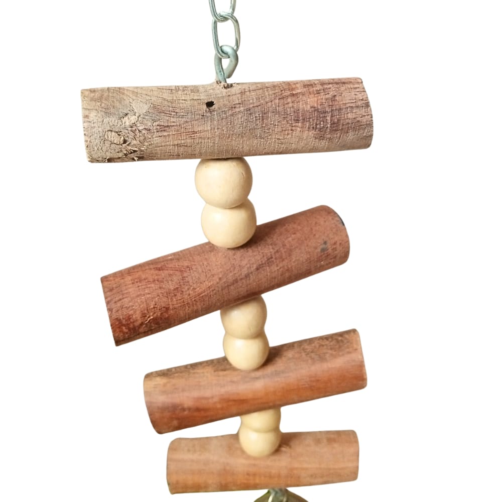 Compact Premium Wooden Birds Chewable Toy