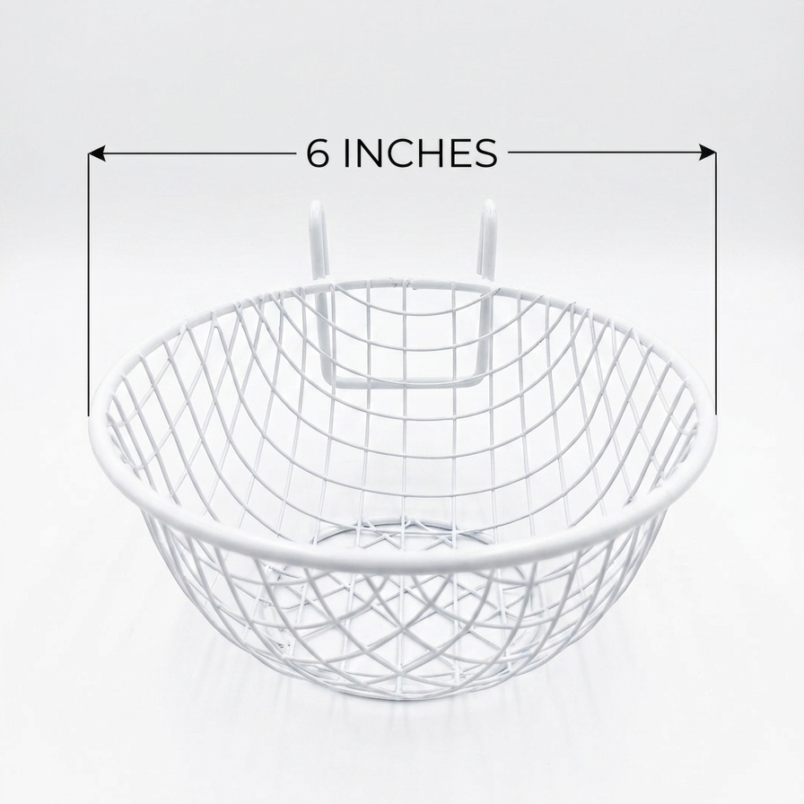 Premium Metal Nesting Basket for Pigeons – 6-inch Diameter